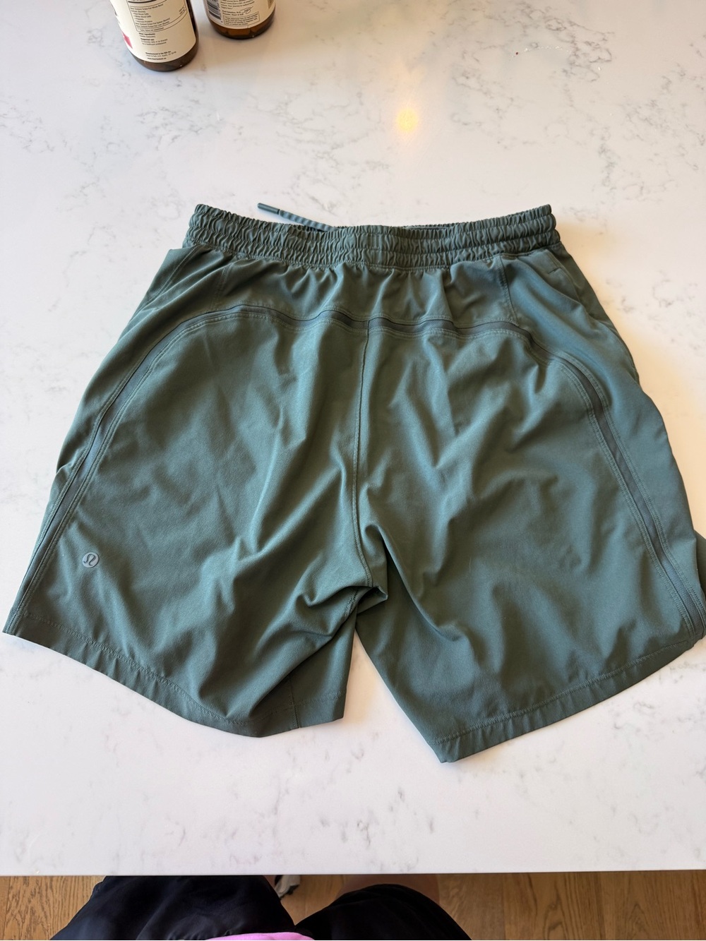lululemon pacebreaker linerless  7in Men’s Athletic Shorts in Olive